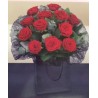 Dozen red roses
