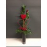Single Red Rose in a vase
