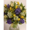 Spring flowers in a vase